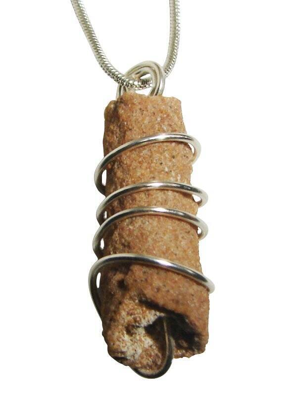 RARE UNUSUAL PRAYER PIPE LIGHTNING STRIKE SARAHA DESERT FULGURITE CRYSTAL #326