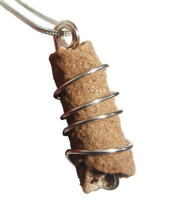 RARE UNUSUAL PRAYER PIPE LIGHTNING STRIKE SARAHA DESERT FULGURITE CRYSTAL #326