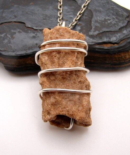 RARE UNUSUAL PRAYER PIPE LIGHTNING STRIKE SARAHA DESERT FULGURITE CRYSTAL #925